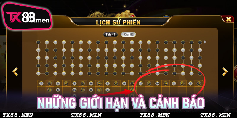 Những giới hạn và cảnh báo khi áp dụng Soi Cầu Tài Xỉu